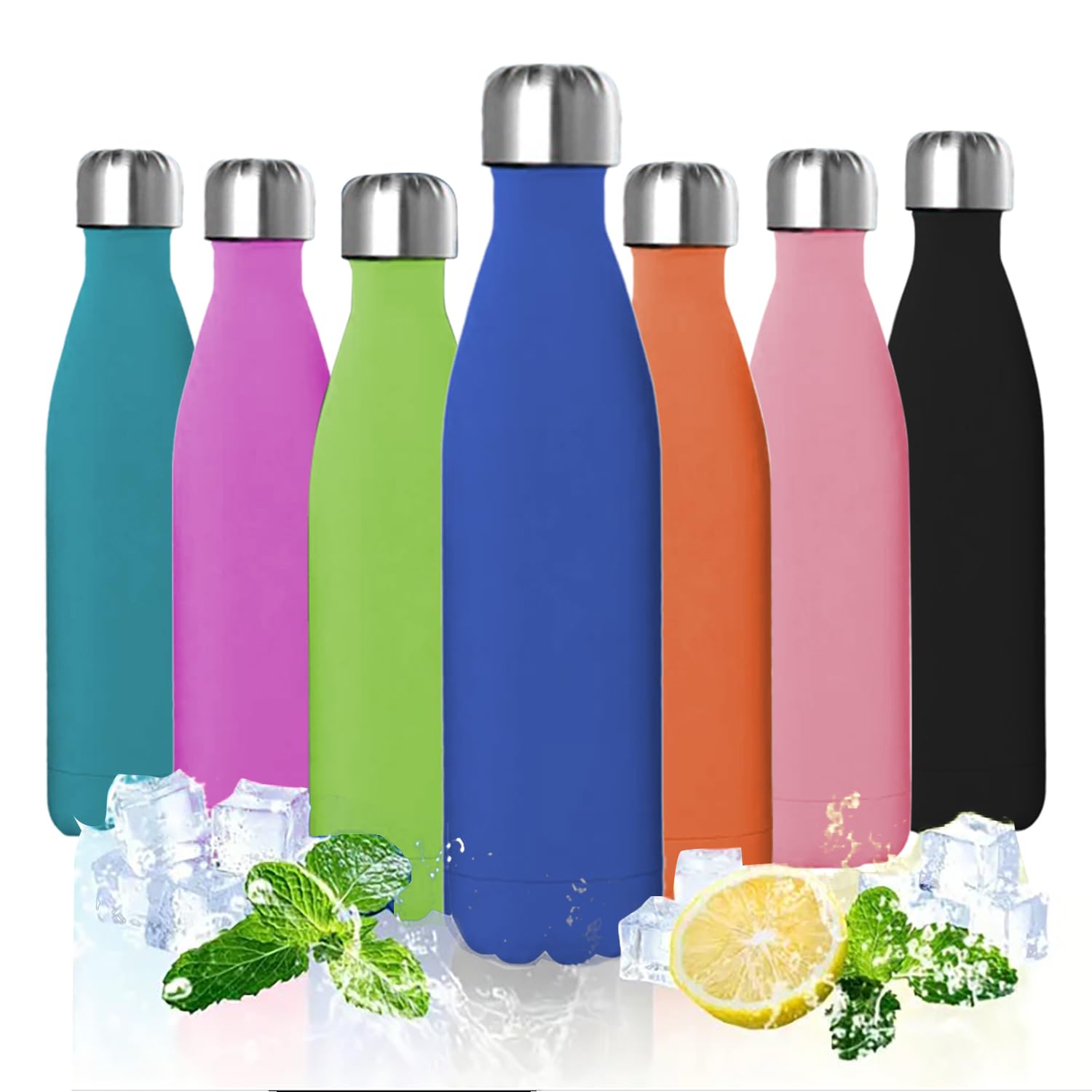 ProBytes Stainless Steel 1000ml Water Bottle, Thermal Vacuum Insulated Flask, Double Wall BPA-Free Material