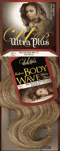 Ultra Plus Human Hair Body Wave Weave 12" 14" 18" Color: 12"#P1B/27