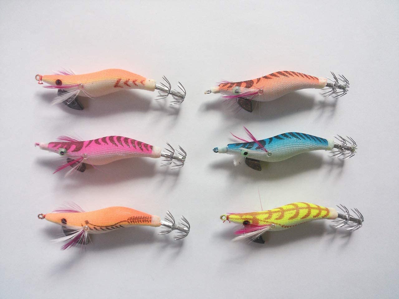 エギング用エギ 8個セット リアルイカデザイン エギング用エギ 8個セット リアルイカデザイン