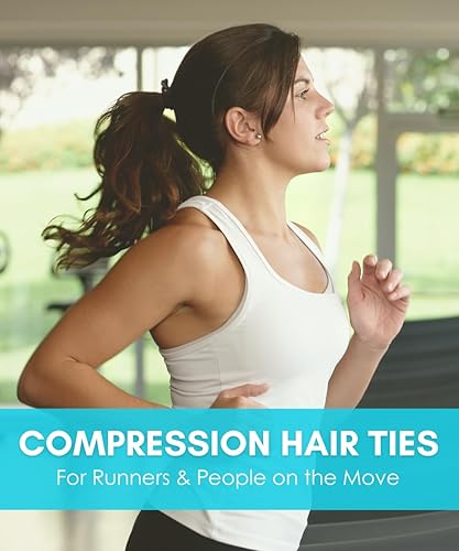 Miniatura 3 de Bunzee Bands - Bandas para el cabello de longitud ajustable  Diseño acolchado antideslizante  Perfecto para colas de caballo gruesas sin arrugas,
