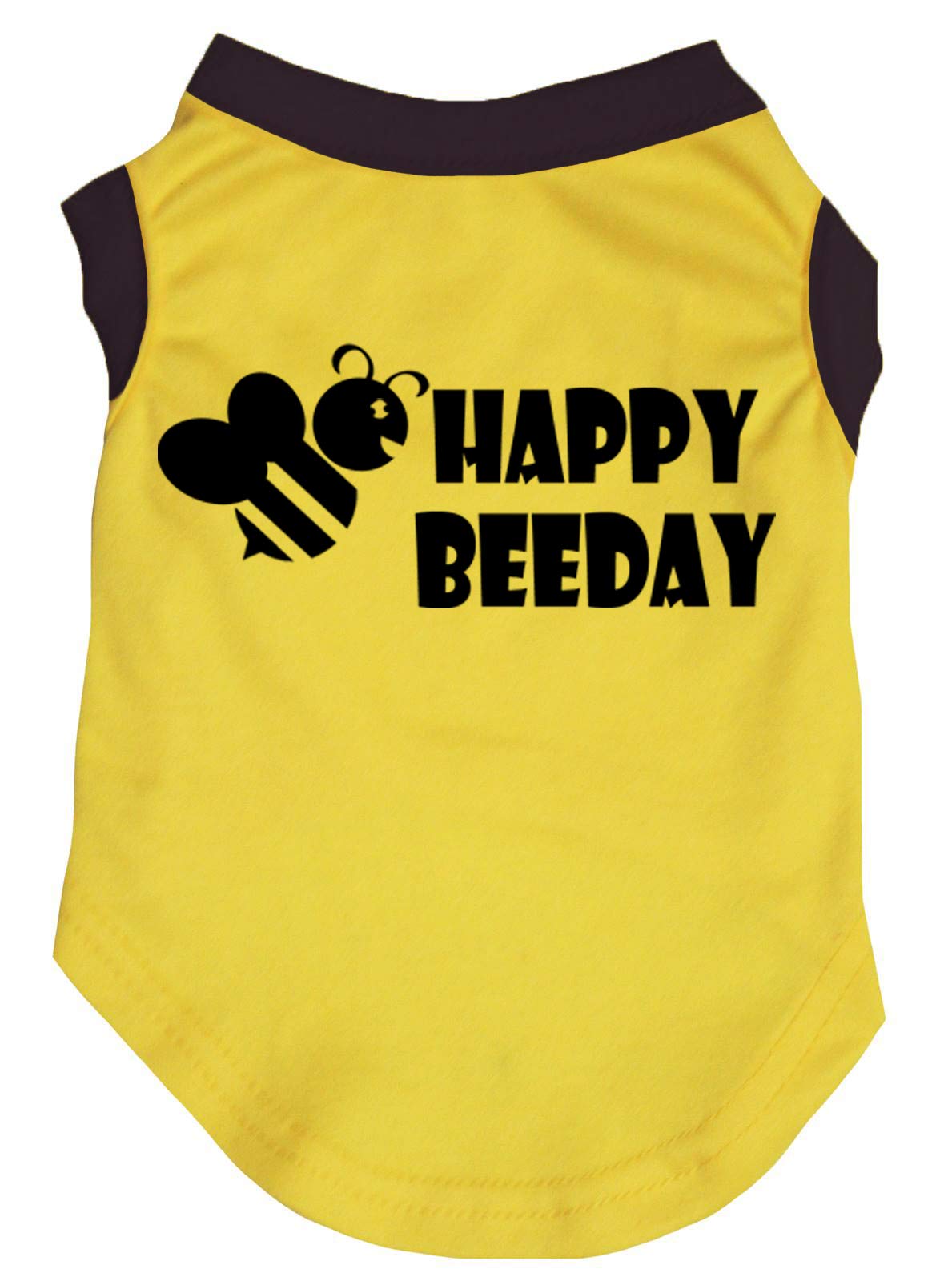 T-shirt pour chien XXL jaune Happy Beeday anti-frottement pour calmer la peau des grands chiens
