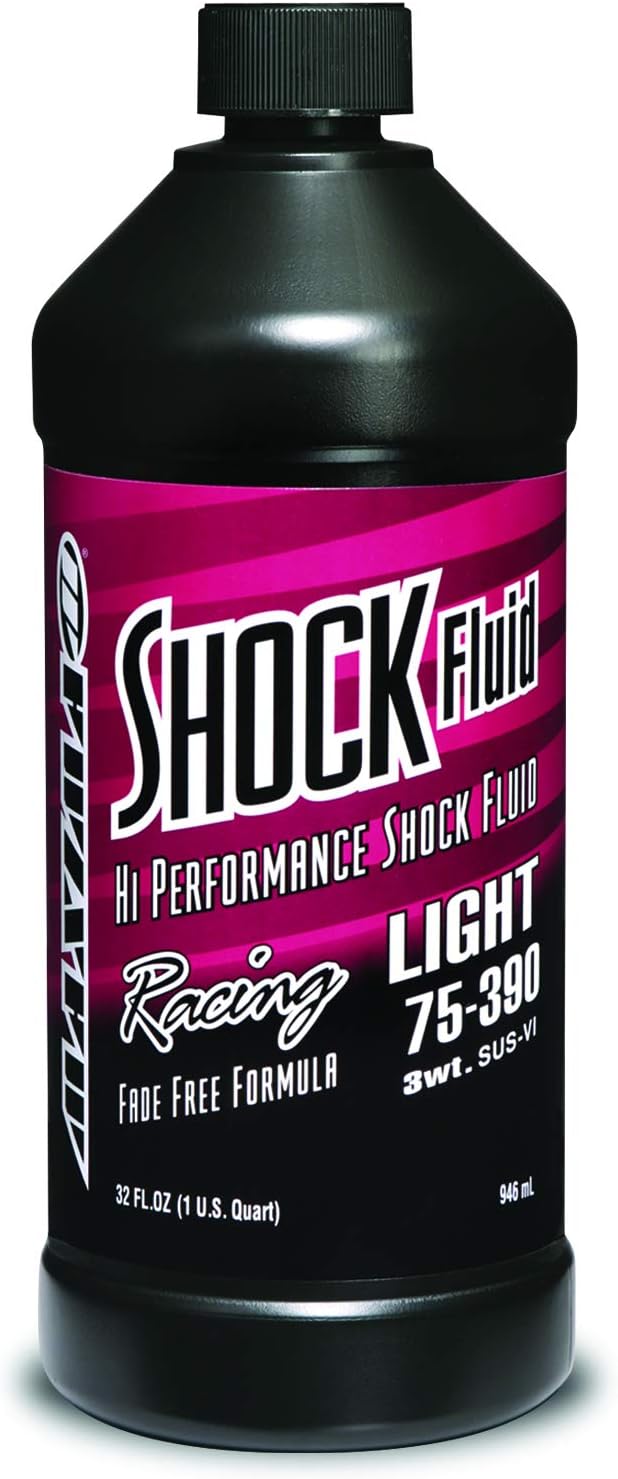 Maxima Racing Oils 58901L-2PK Racing Shock Fluid Light 75/390 3w 32 oz Bottle, 2-Pack