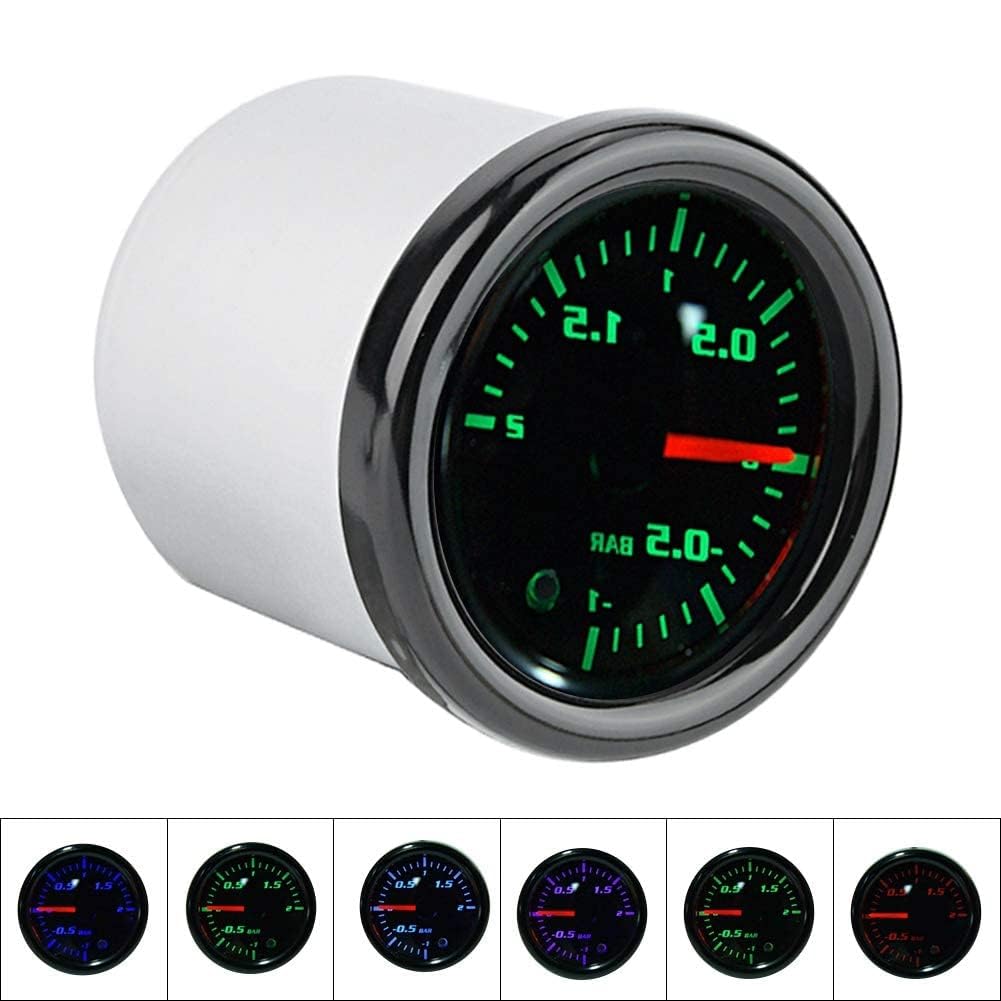 Kit misuratore turbo boost, display a LED universale 2 "52mm Misuratore turbo boost per moto con sensore
