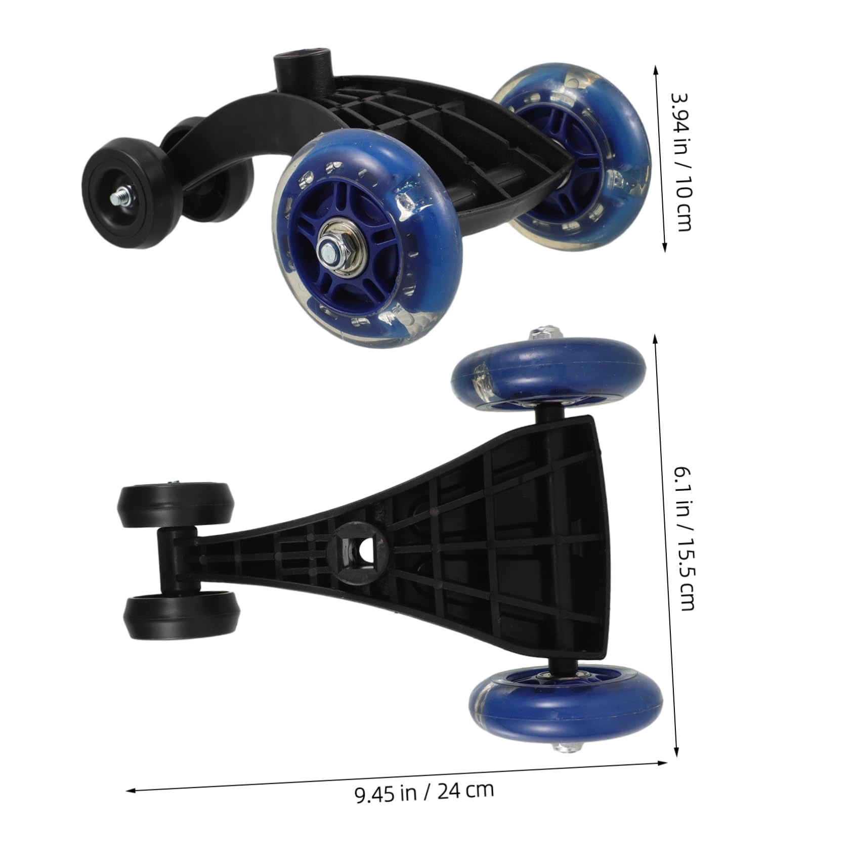 Toyvian Swing Car Replacement Front Wheel Accessory Easy to Install Push Car Wheels for Compatible with Wiggle Cars