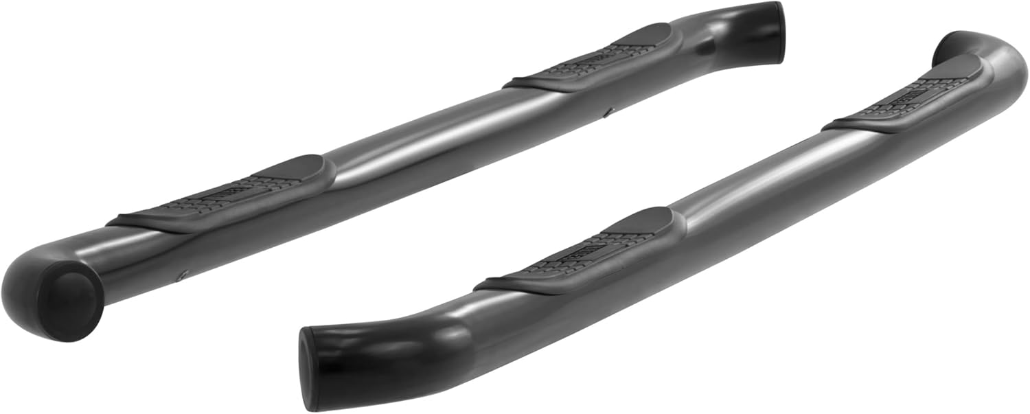 ARIES 203015 3-Inch Round Black Steel Nerf Bars, No-Drill, Fits Select Ford F-150, Lincoln Mark LT