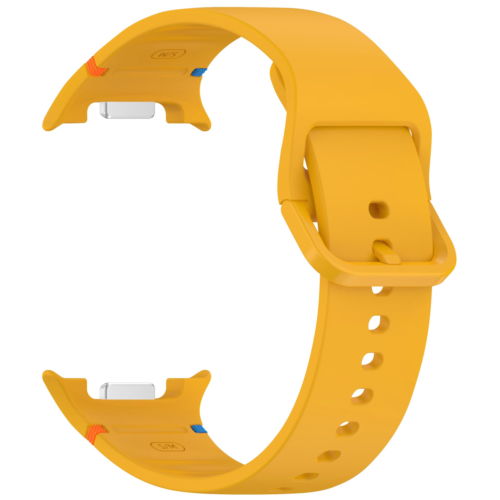 Compatibile con Galaxy Watch 8 Band 40 mm 44 mm/Galaxy Classic 46 mm, cinturino sportivo in morbido silicone per cinturini Samsung donne uomini, rosso
