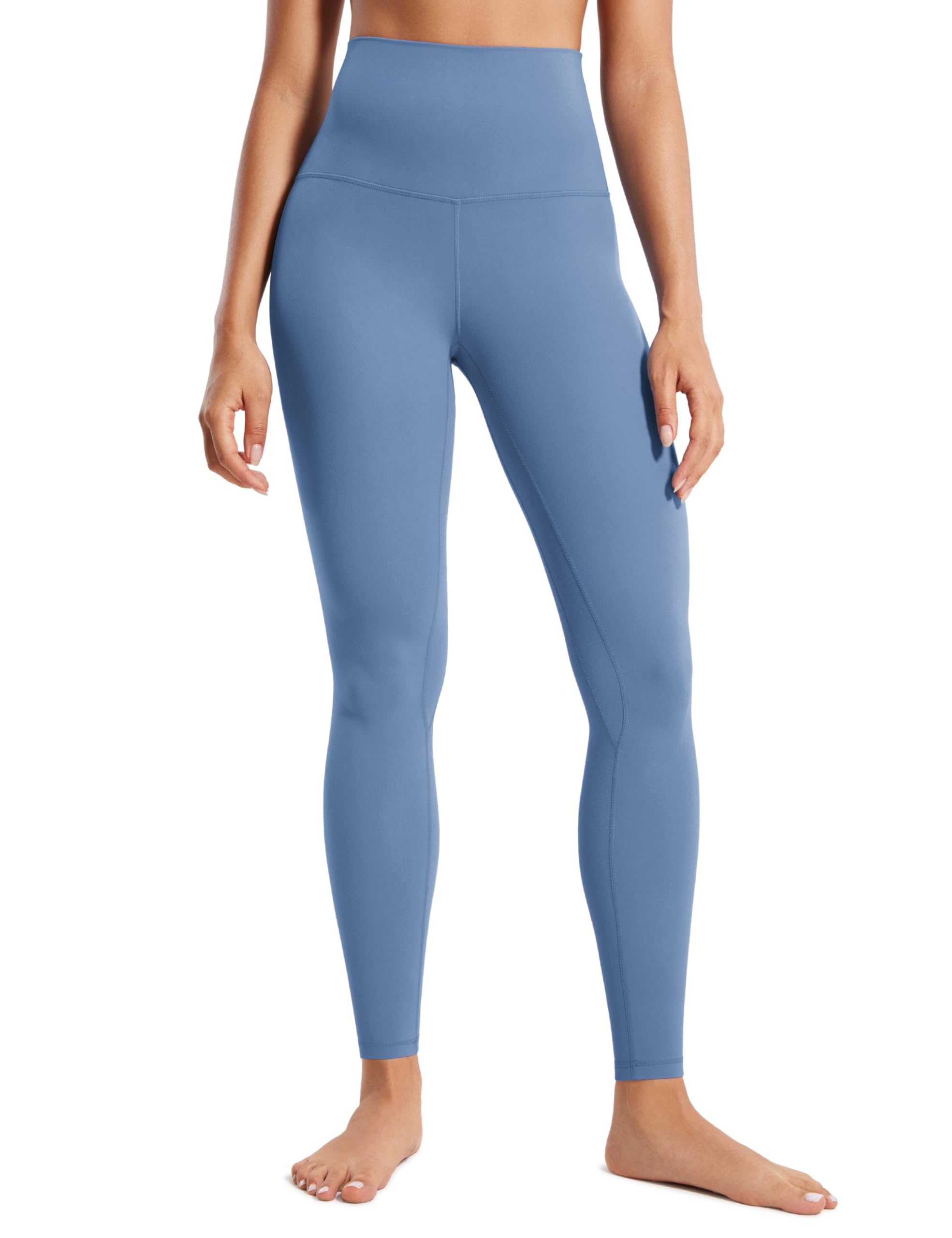 CRZ YOGA Butterluxe Super High Waist Leggings 28" - Full Length Buttery Soft Womens Yoga Pants Over Belly