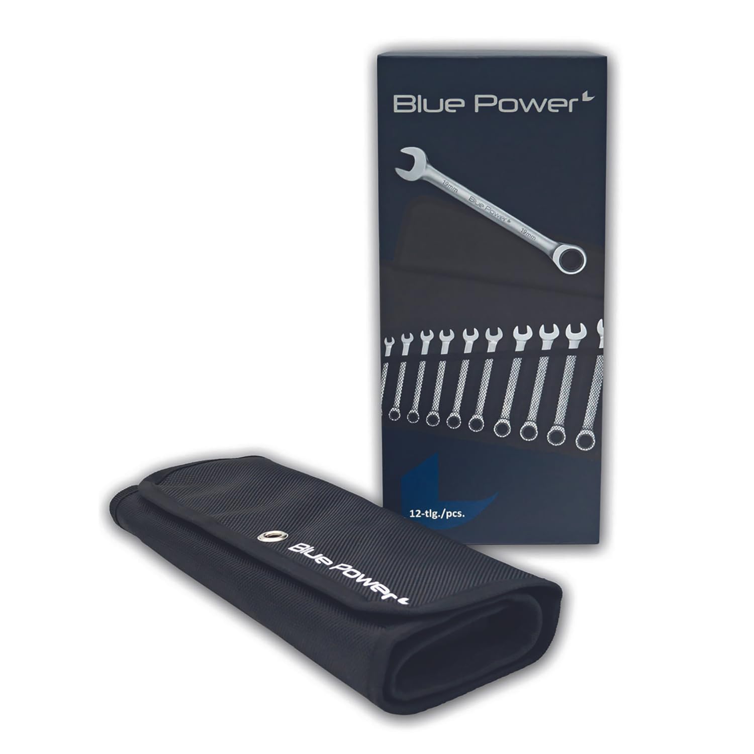 BLUE POWER Juego de llaves combinadas SW 8-19 mm, 12 piezas