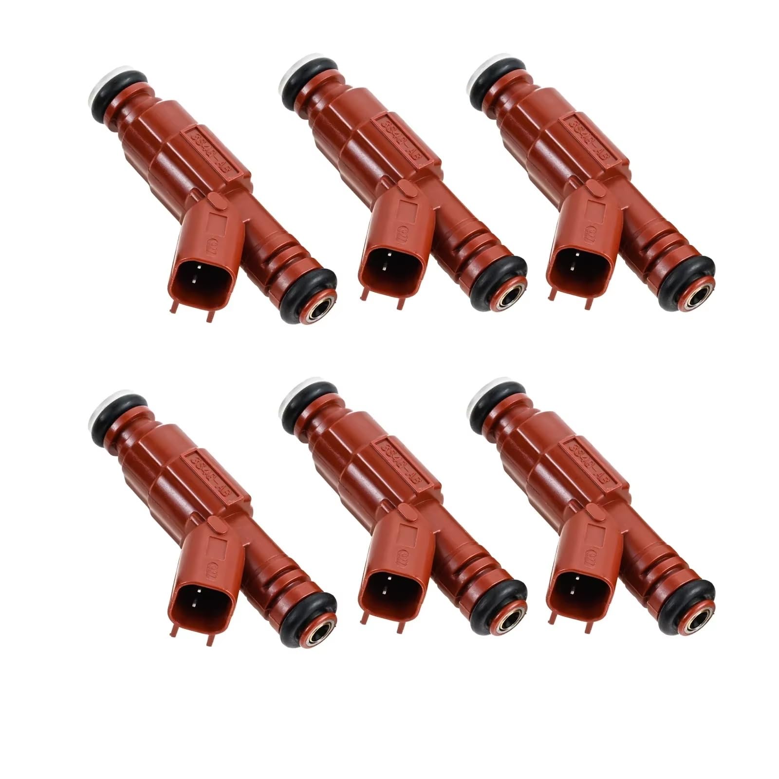 Iukmrt One Color For Jeep For Grand For Cherokee For Wrangler 6 X Fuel Injectors 63844 0280156161 Fuel Injector