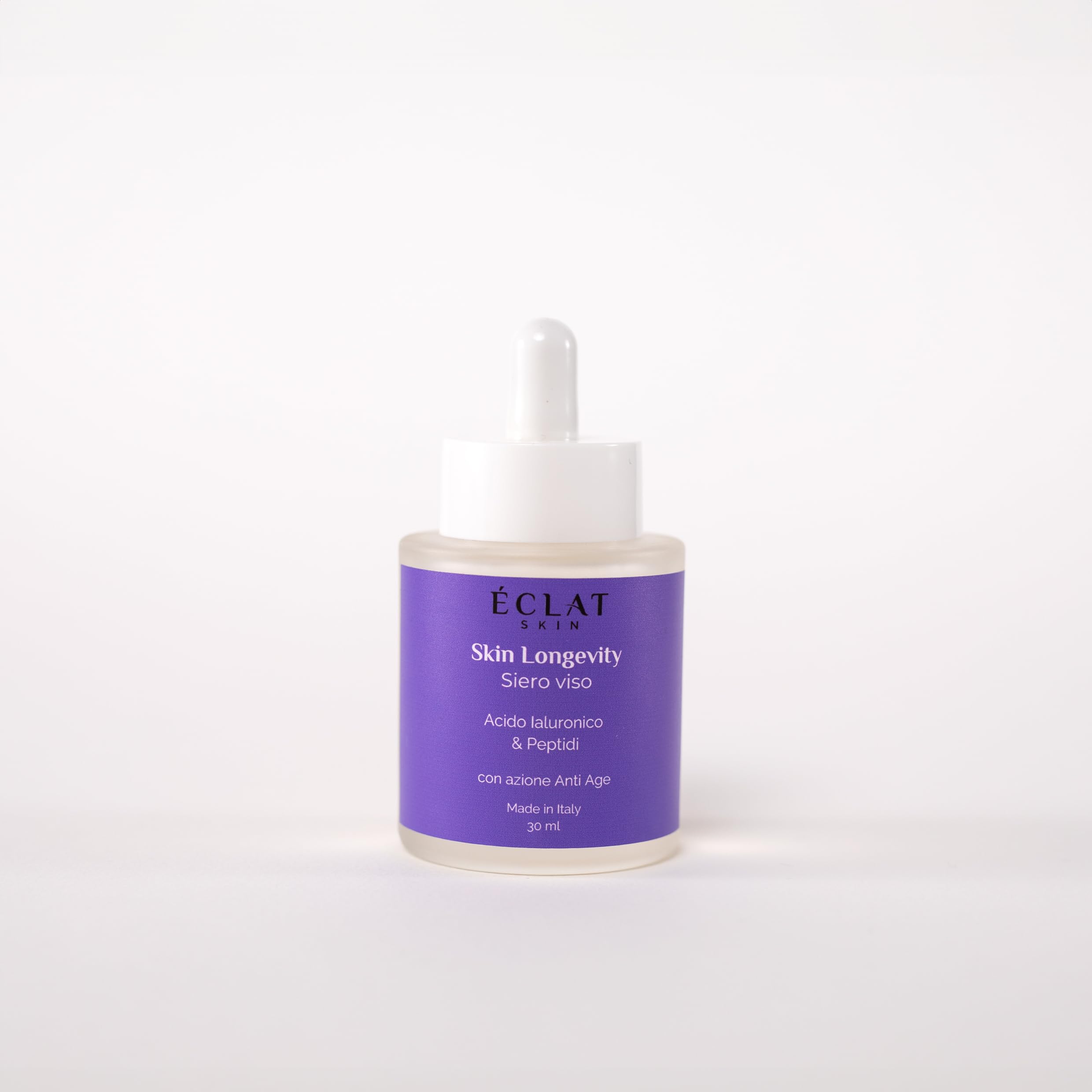 Siero Viso Antiage, Azione rimpolpante e antirughe, Effetto Filler, con Acido Ialuronico, Peptidi, Estratti Naturali, Ideale per Tutti i Tipi di Pelle, 30ML