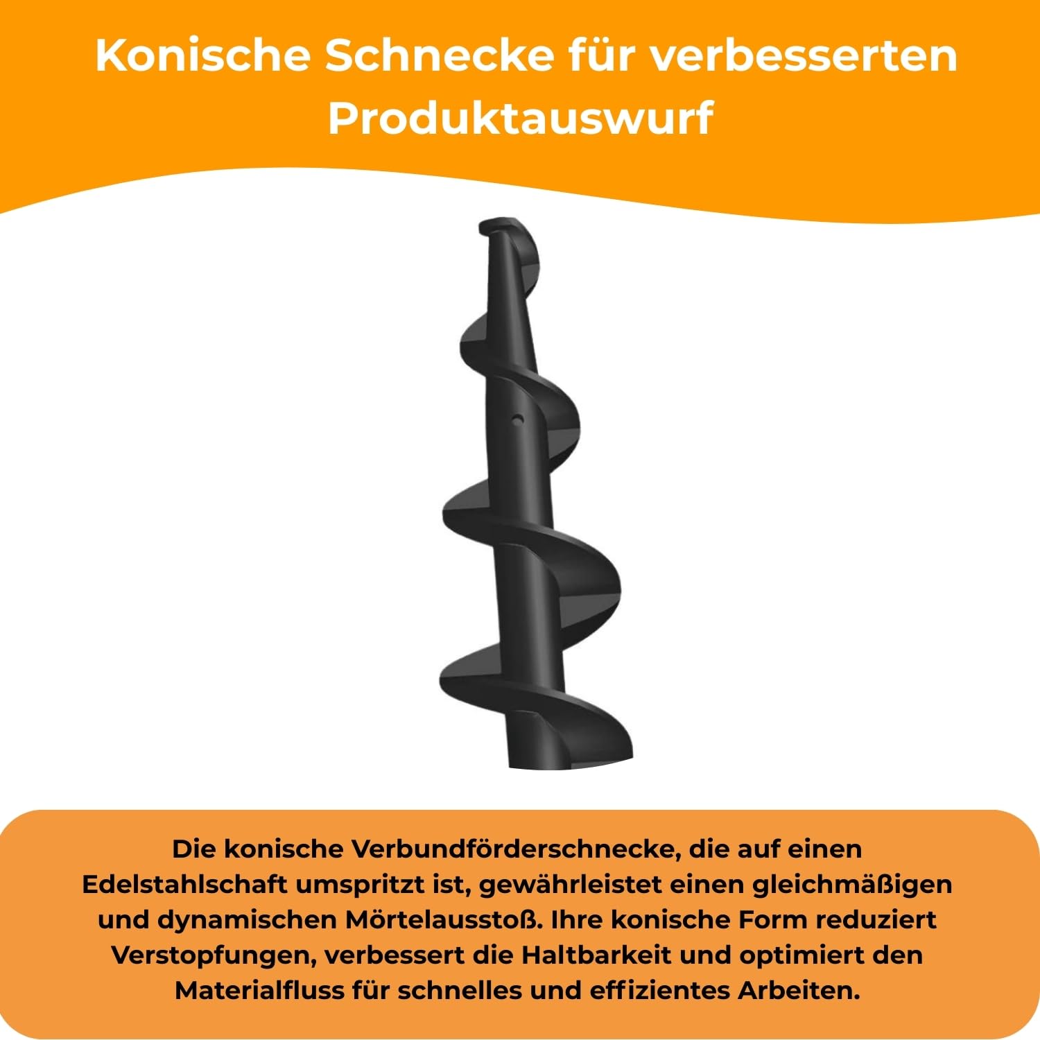 QUICKJOINT Schnelle Applikator Dichtung Mörser – Kompatibel mit Bohrmaschine oder Akkuschrauber, Präzise Dosierung, Ideal für Steinmauern und Böden, Für Alle Feinfugen Geeignet