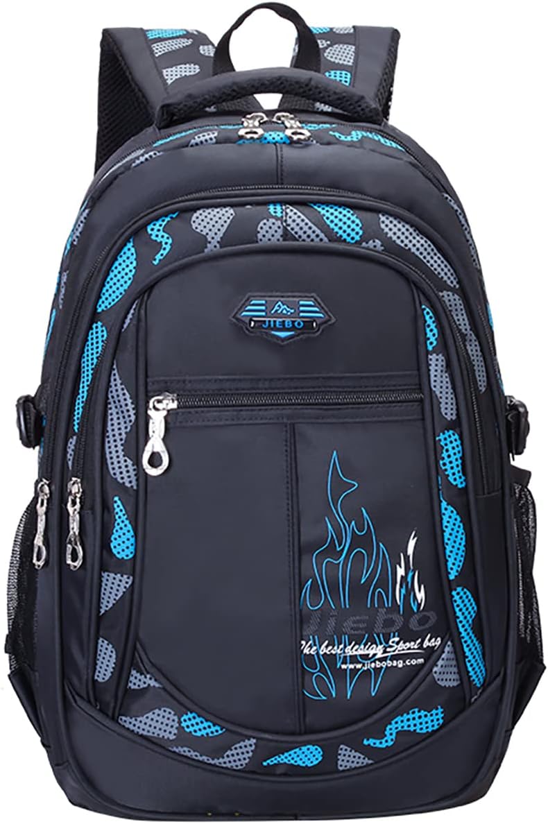 Boys Backpack, 15.6 Inch Boys School Bags Travel Rucksack School Backpack for Teenager Boys Students Outdoor Hiking Camping Weekend Backpack