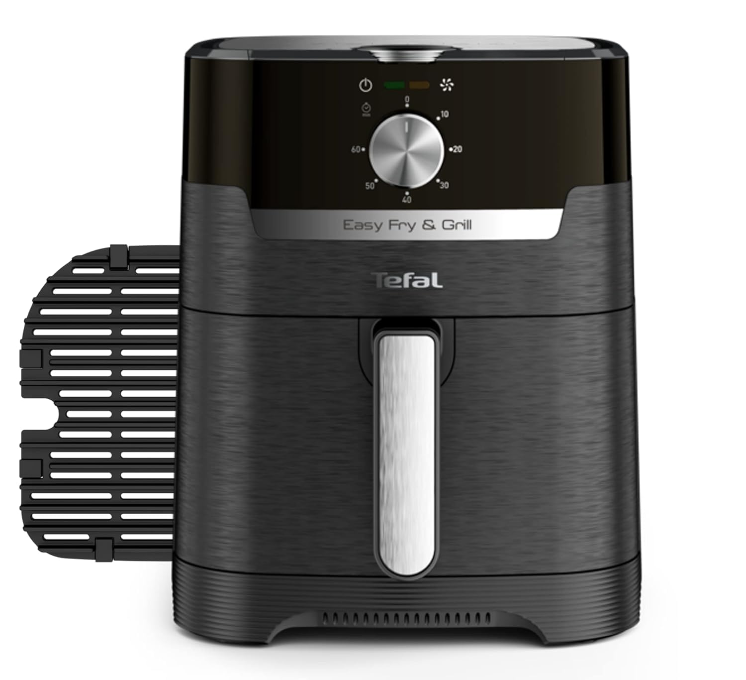 Easy Fry Classic 2in1 Air Fryer and Grill 4.2 Litre Capacity 8 Programs Black EY501, 1,550W