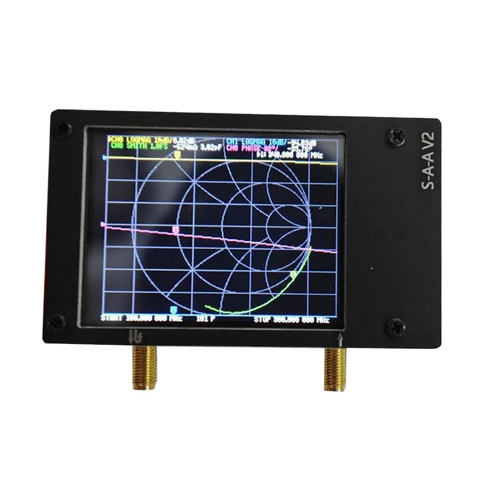 Analizadores de Espectro, Analizador de red vectorial Nanovna SAA V2 2,8 pulgadas con antena 50 kHz a 3 GHz