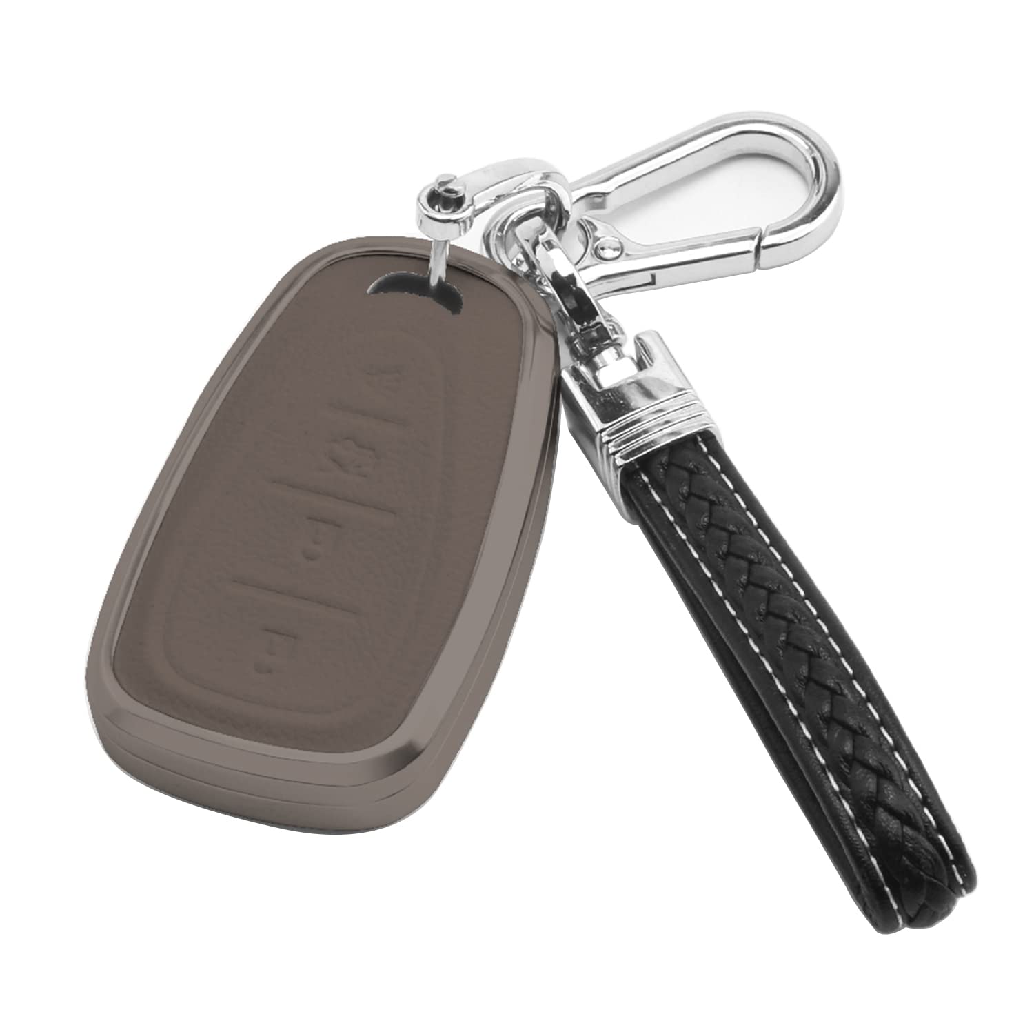 K LAKEYK LAKEY Car Key Fob Cover,Compatible with Chevrolet Chevy Malibu Camaro Cruze Spark Bolt Trax Traverse BlazerKey Fob Case