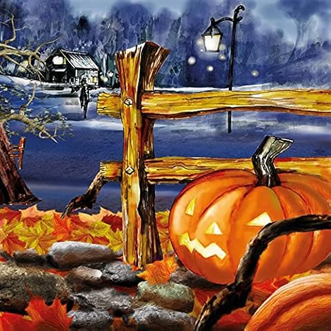 20 Creepy Pumpkin Napkins for Halloween Cover