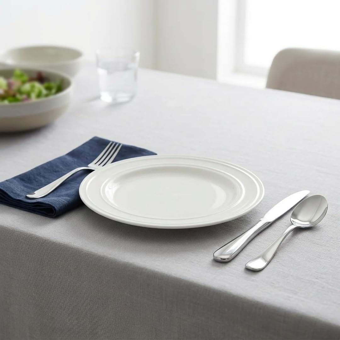 Liberty Tabletop 24 Piece Patriot Flatware Set, 18/10 Stainless Steel, Silver, Dishwasher Safe, Service for 8, Made in USA