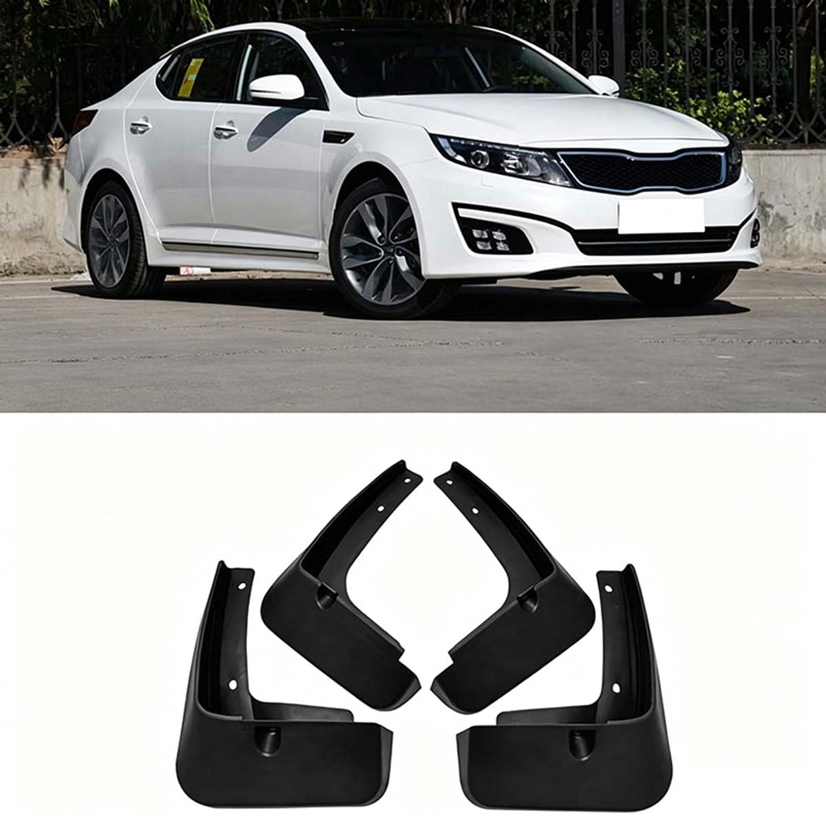 Garde-boue anti-projections pour Kia Optima K5 2015-2019, kit d'accessoires extérieurs