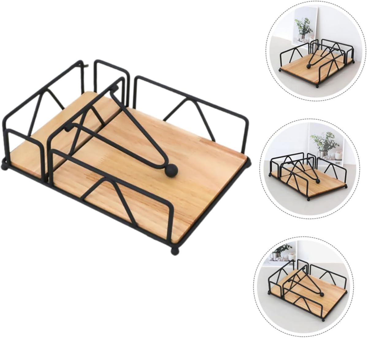 2pcs Freestanding Napkin Storage Dispenser Napkin Holder Freestanding Tissue Holder