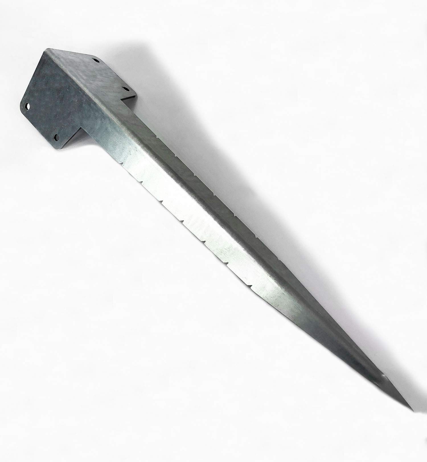 Indoor Outdoors Galvanized Hard Ground Heavy Duty Straight Timber Railway Sleeper Brackets With Strong And Rocky Ground - Galvanised Extra Strong Steel Bracket For Planters, Raised Beds And Railway Sleepers