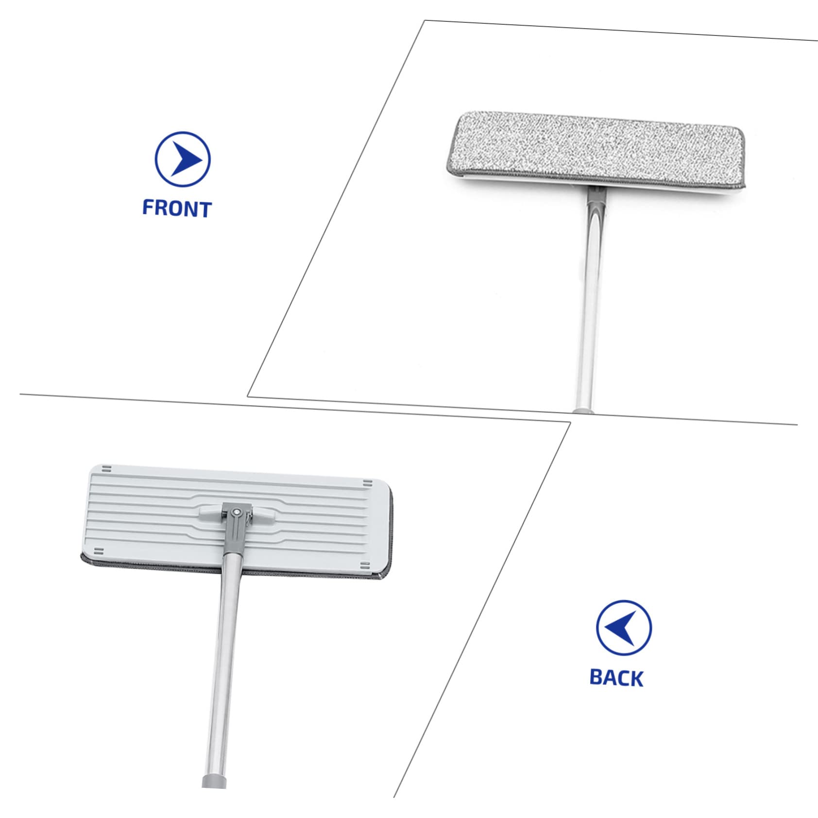 1 Juego Fregar Fregona Seca Mojada Plana Trapeador Húmedo Cubeta para Trapeador De Microfibra Mocho Fregona Microfibra y Familiar Fibra Extrafina Barril De Madera