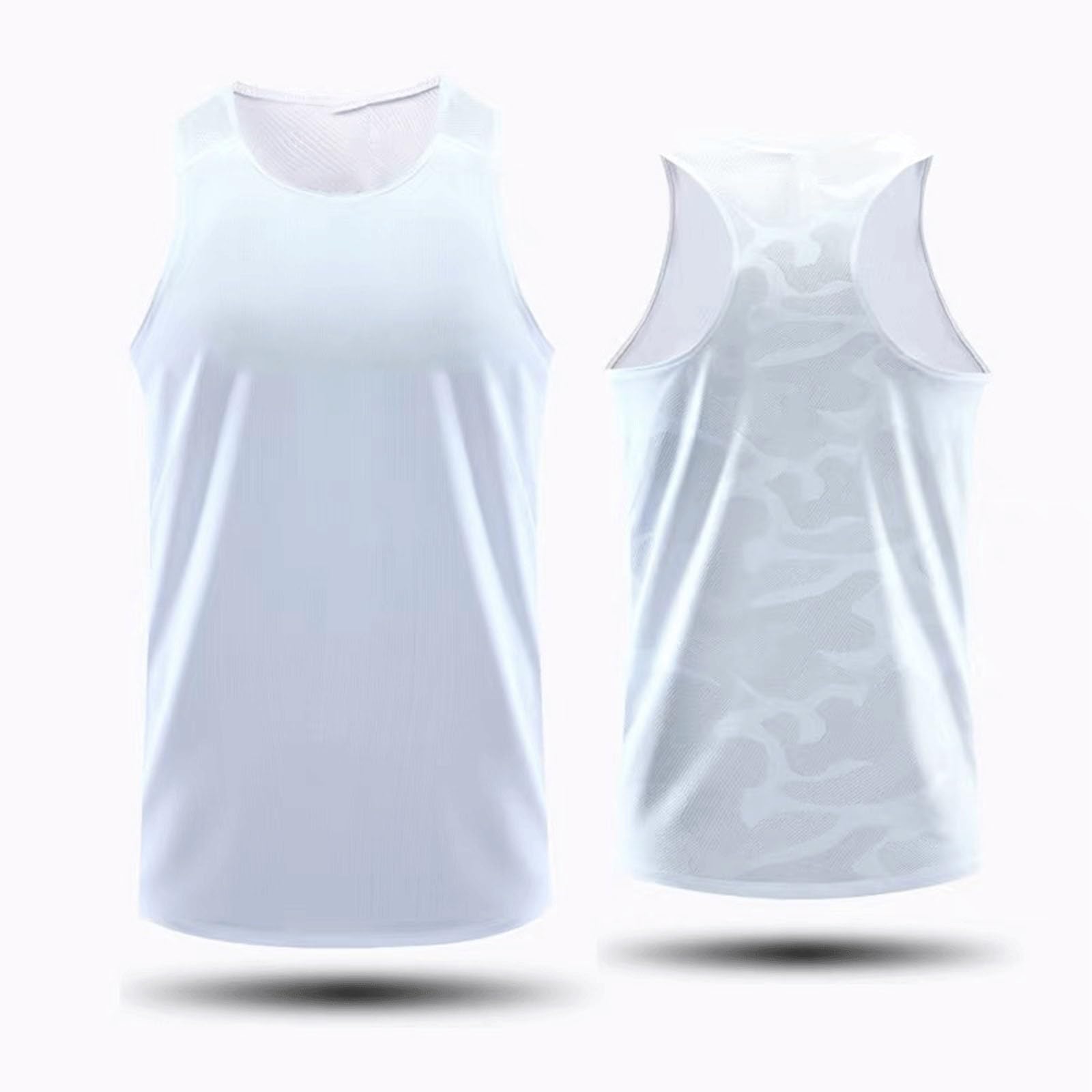 CHUNOTU - Paquete de 3 camisetas sin mangas para hombre, secado rápido, transpirables, atléticas, para entrenamiento, correr, verano, camiseta sin mangas