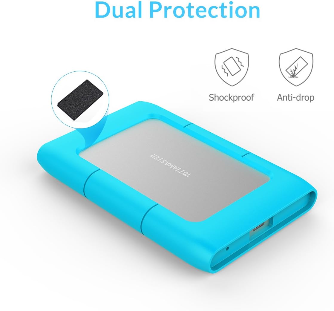 Frее Shірріng оƒƒеr Yottamaster Aluminum 2.5 Inch USB C 1TB External Hard Drive HDD USB3.1 Gen1 T100C3