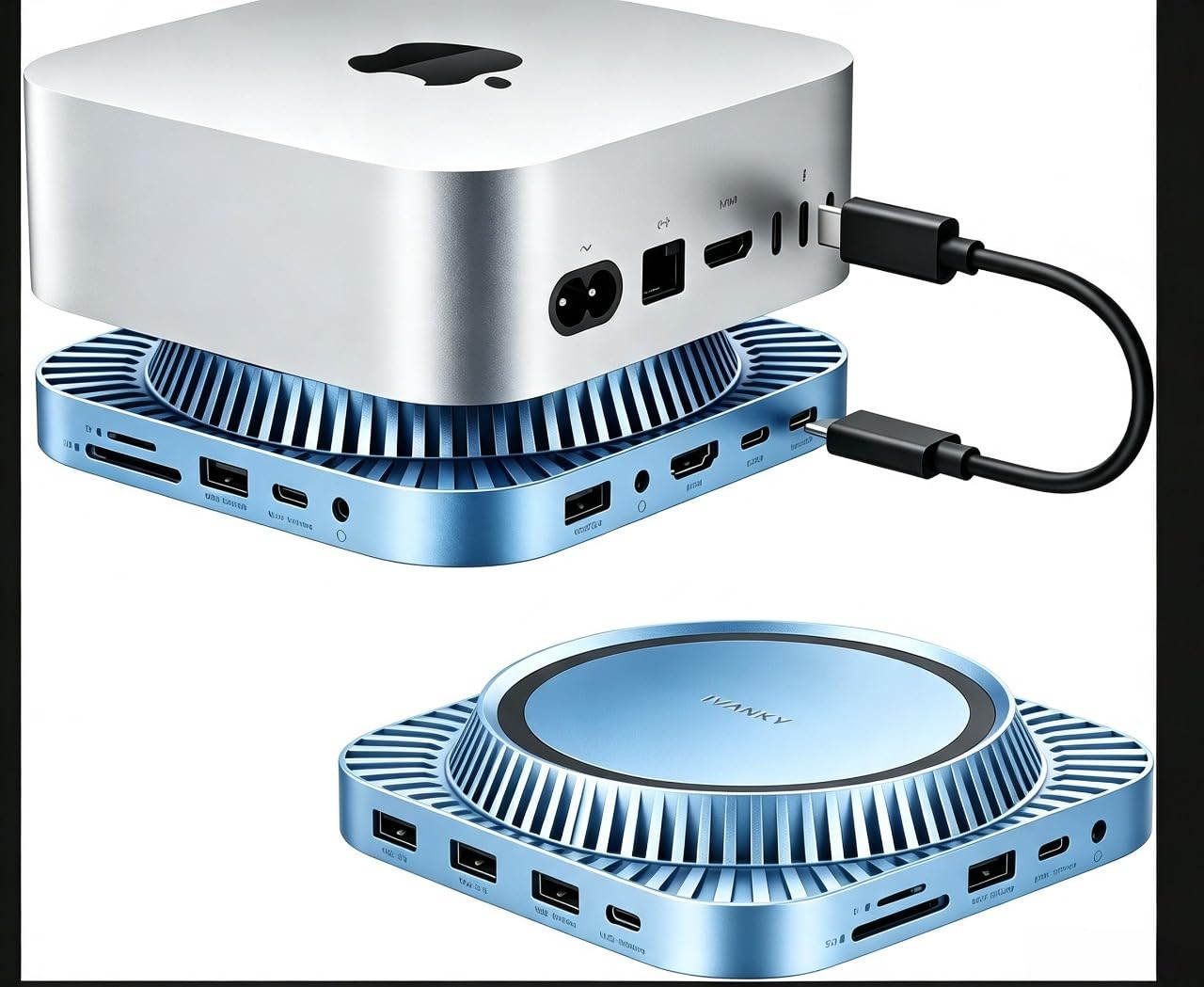 Amazon.com: IVANKY 13-in-1 Mac mini M4 &M4 Pro Dock 10Gbps USB A*2