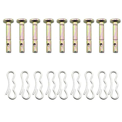 738-04124A y 714-04040 Pasadores de corte y pasadores de chaveta DZS ELEC 10 piezas 738-04124 y pasadores de chaveta 714-04040 para quitanieves Cub