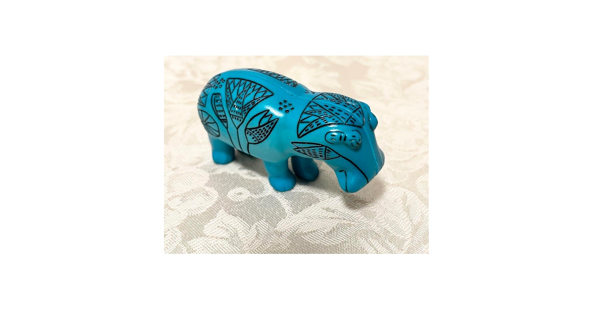 メトロポリタン美術館　WILLIAM MAGNETS　マグネット　青いカバ Hippopotamus (