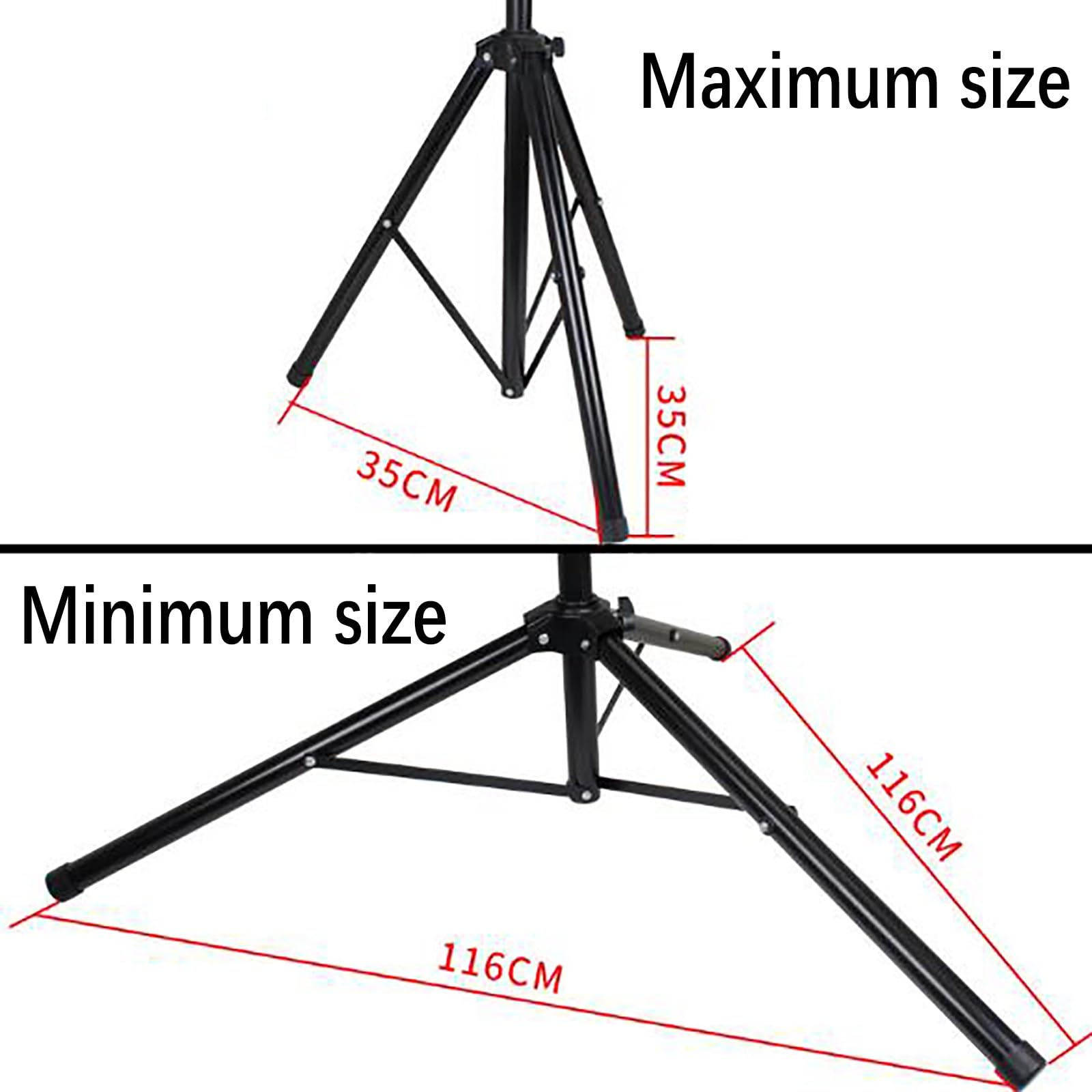 Supporto TV Portatile - Supporto da Pavimento per TV LCD, Supporto TV da Pavimento a treppiede per TV da 32-55 Pollici, Supporto da Pavimento Regolabile in Altezza,
