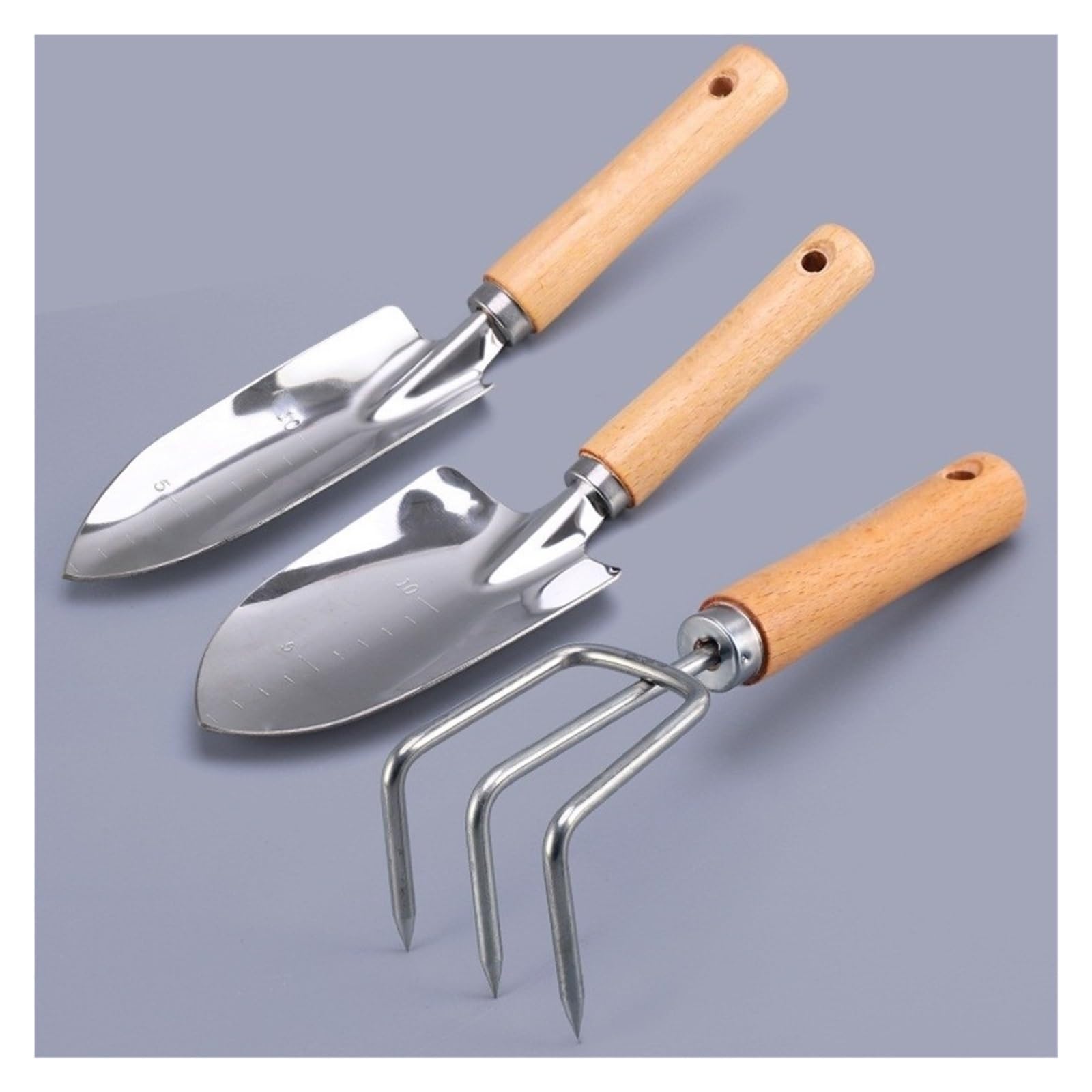 11 Sztuk/zestaw Profesjonalny Zestaw Narzędzi Ręcznych Ogrodowych Ergonomiczny Uchwyt Ręczny Łopat Ogrodniczych Odporna Na Rdzę Grabie Heavy Duty Łopata Do Gleby OszczęDza Energię I Czas(Style A)