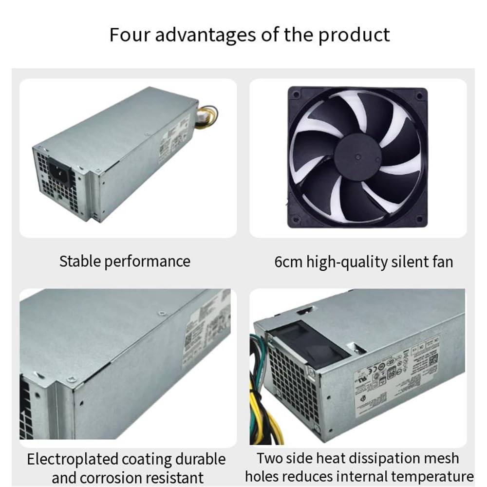8PIN DELL 240W Power Supply 80 Plus Bronze With 4 Pin Connector And 8 Pin H62Jr $135.04 - CA