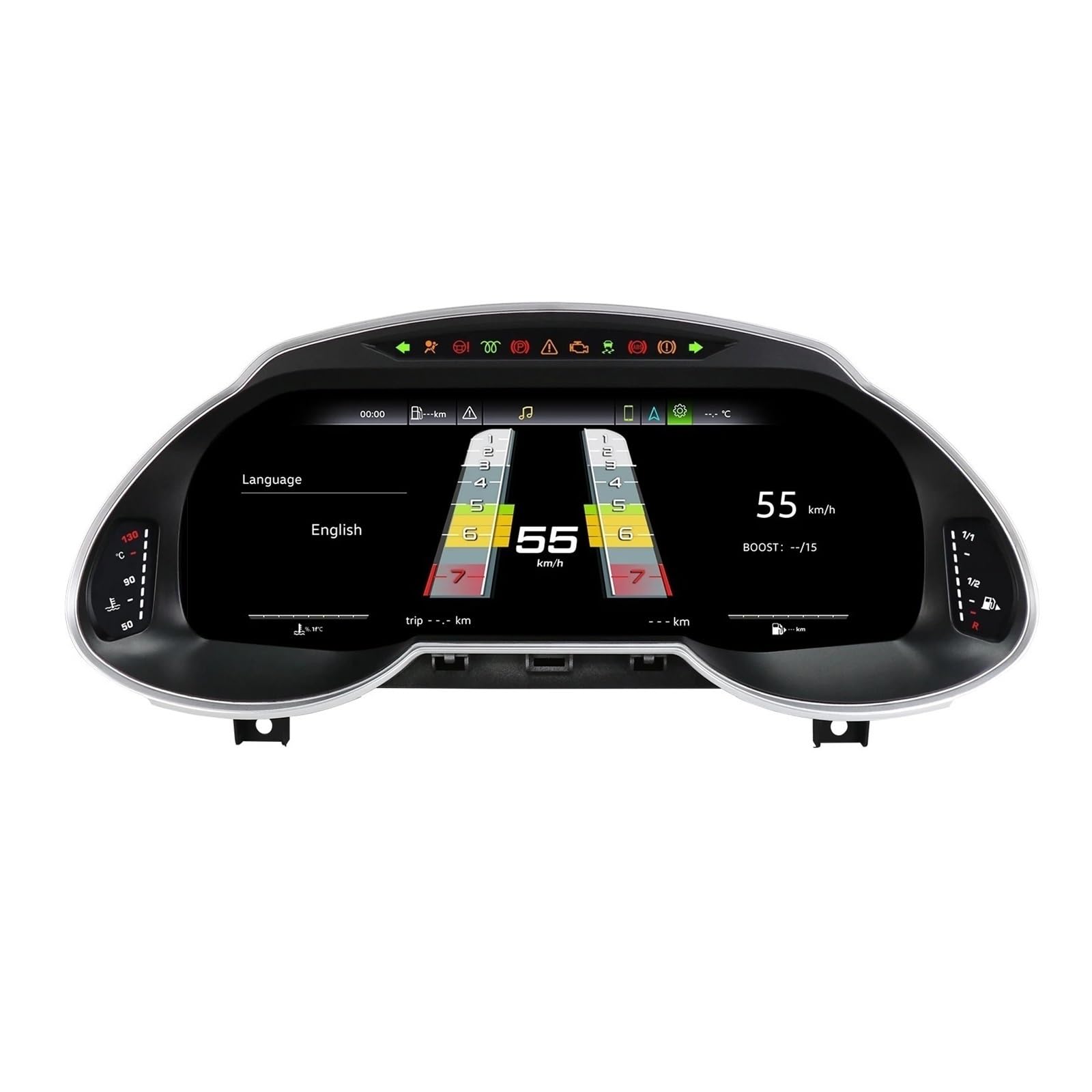 Panel de instrumentos automatico Android CarPlay para Audi Q5 2009-2018 con pantalla digital LCD 6
