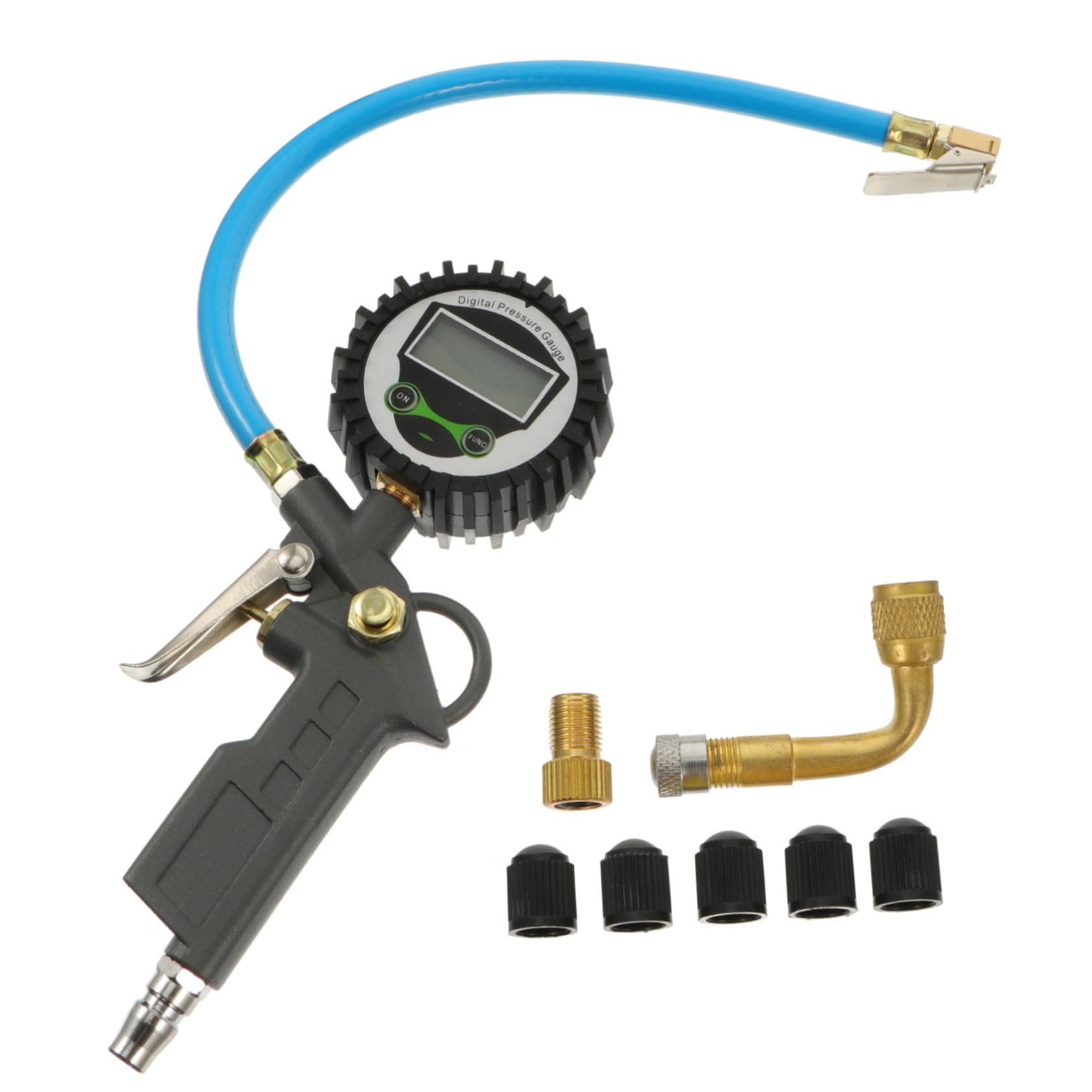 ABOOFAN Jauge de Pression pour Pneus de Voiture Manomètre Numérique Outil de Test pour Pneus Accessoire Automobile