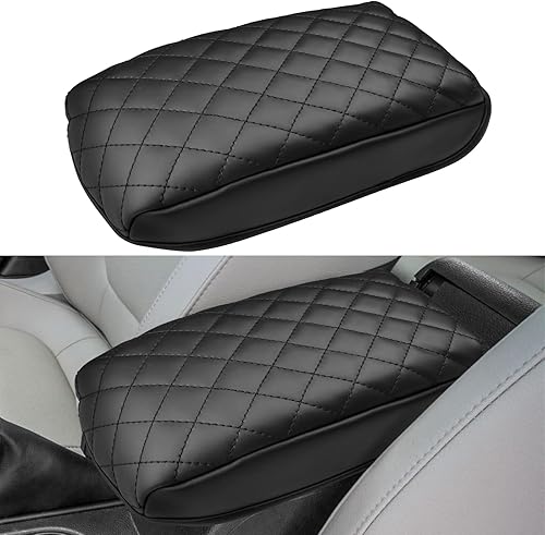 INTGET Funda para reposabrazos de consola central de coche para VW Volkswagen Jetta Accesorios 2012 2013 2014 2015 2016 20172018 Funda de asiento de