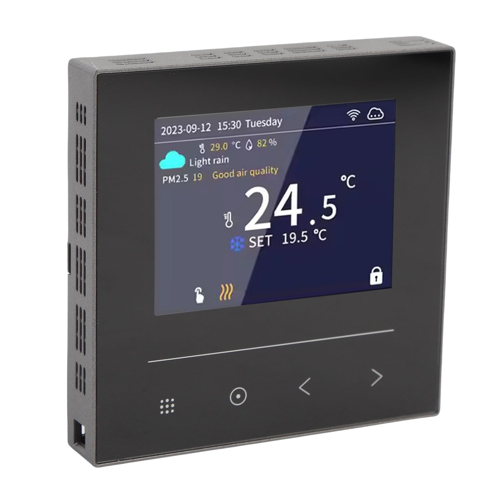 Diyeeni Inteligentny Termostat z aplikacją WiFi, Kolorowy Wyświetlacz LCD