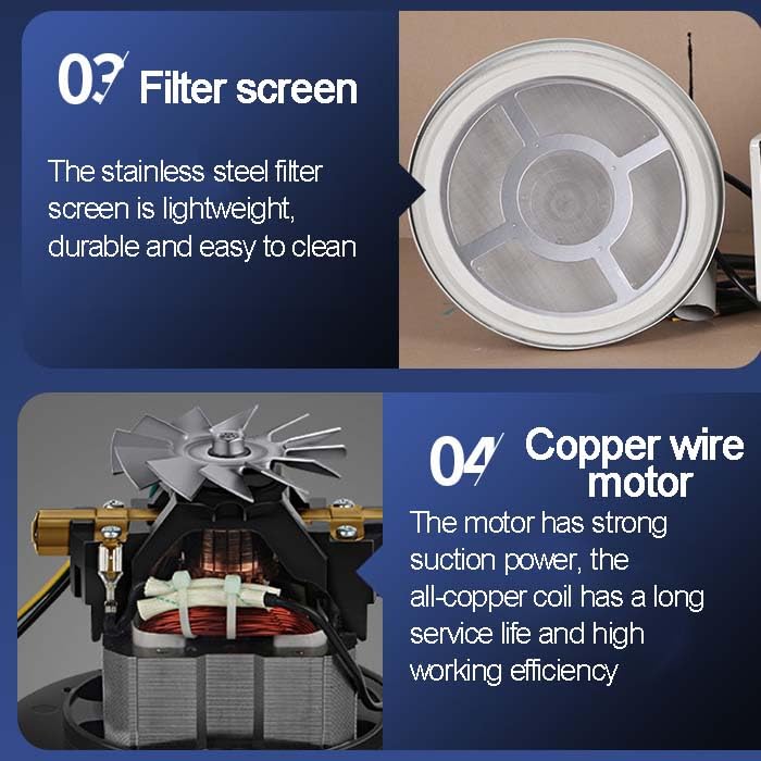 Máquina alimentadora al vacío - Cargador automático de succión, 220 V, 1,1 kW, 250 kg/h, control por microordenador, alarma de material para pellets de plástico, granos, soja, maíz