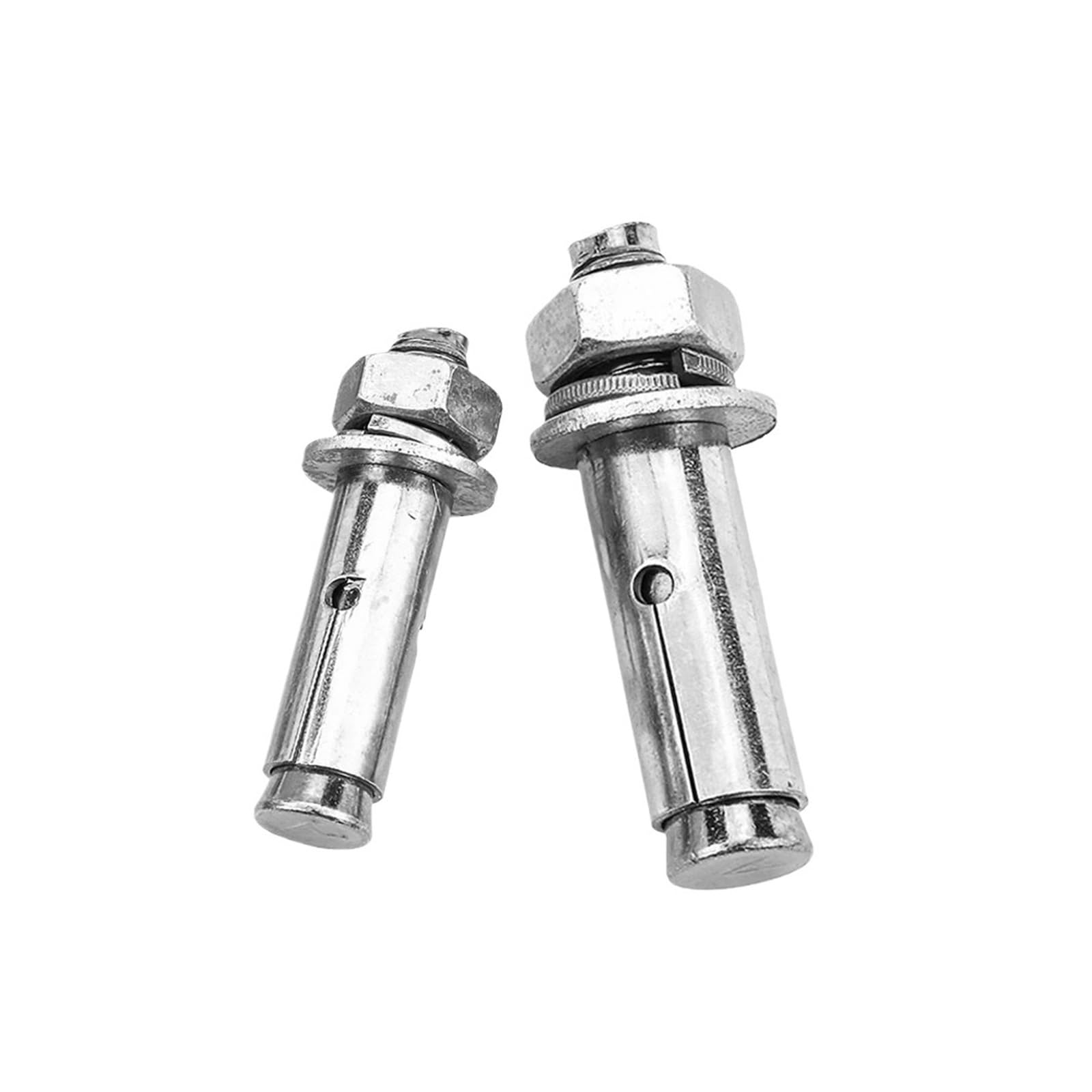 Boulons à vis d'expansion d'ancrage à manchon en acier inoxydable 304, boulon d'expansion hexagonal externe M6-M20 pour le montage de Construction en béton(M10-200mm-1pc)