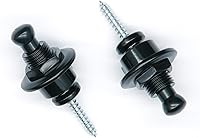 Vista 2 de Juego de 2 piezas de correa de guitarra, botones de bloqueo, correa de guitarra, sistema de retención de bloqueo de correa de liberación rápida