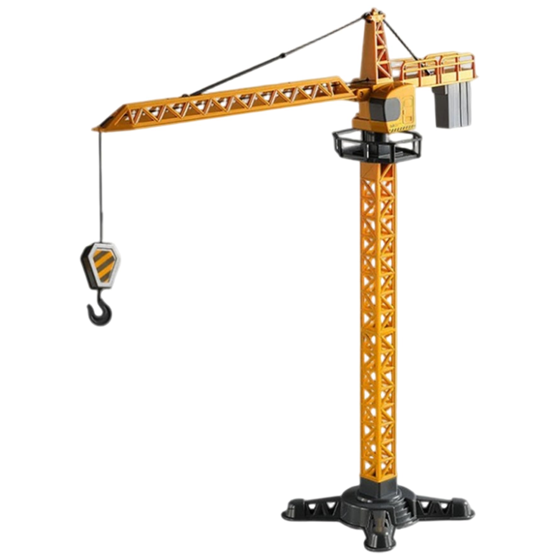 Hperu Toy Crane 16x15x2in Alloy Simulation Construction Toys Playset for Toddlers Kids Boys, Crane