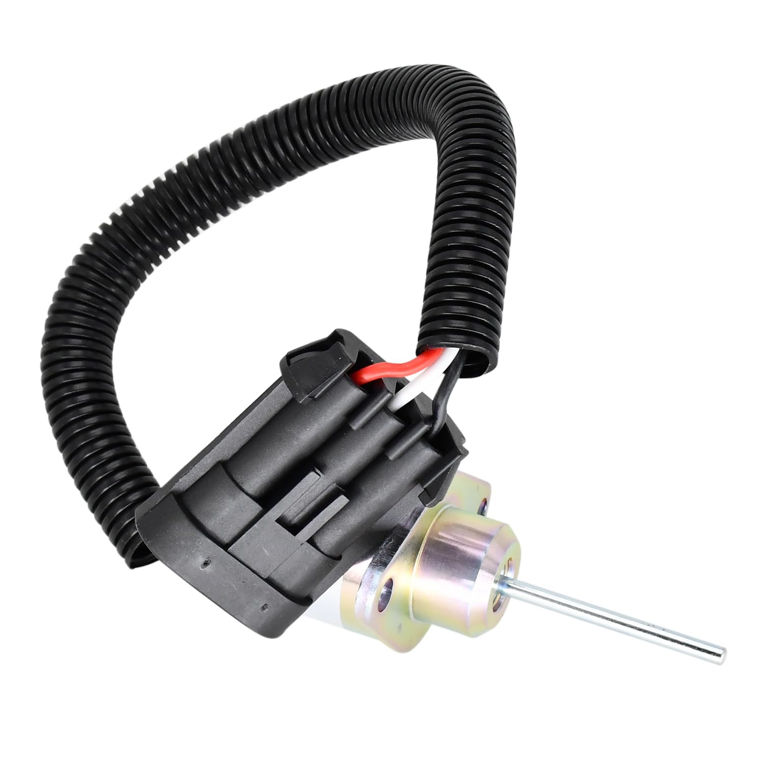 Solenoide di arresto carburante 6691313 6691498 compatibile con Kubota Engine V2203 V2403 V2003 V1505 compatibile con Bobcat Skid Steer Loader 329 331 334 335 337 341 425 escavatore B300 BL370 E32