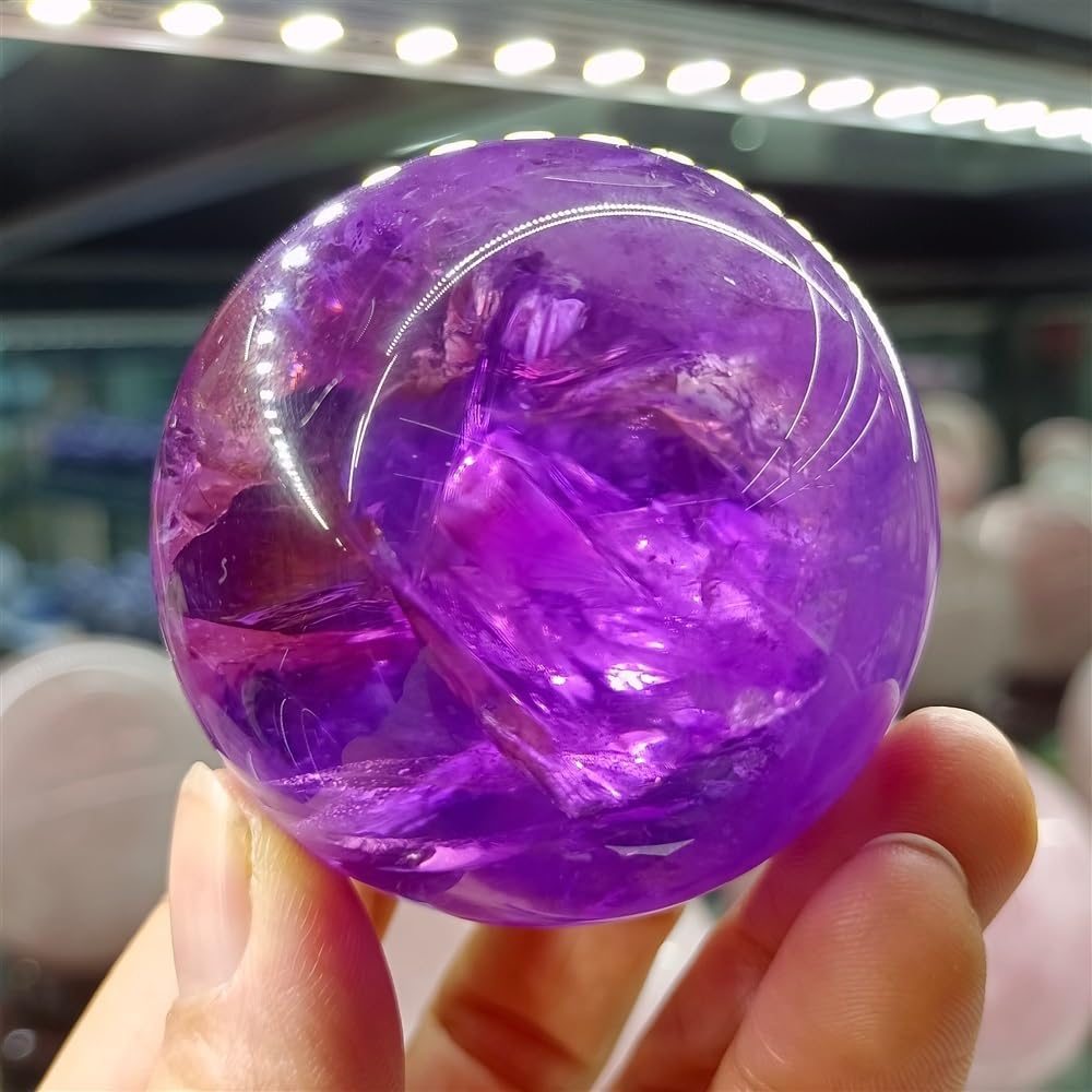 Amazon.co.jp: 天然水晶の原石 ウルグアイ産紫水晶玉お金を稼ぐ標本