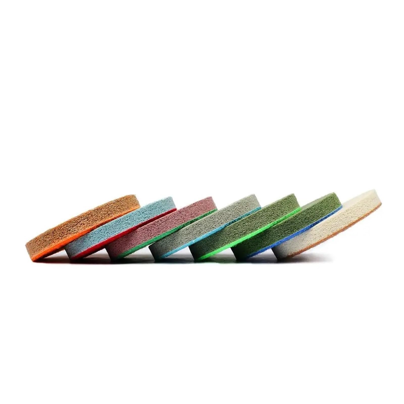 Mola lucidante per smerigliatrice da banco, 4 pollici 7 pezzi/set spugna marmo 100 mm spugne diamantate for lucidatura a umido utilizzando pietra lucida granito