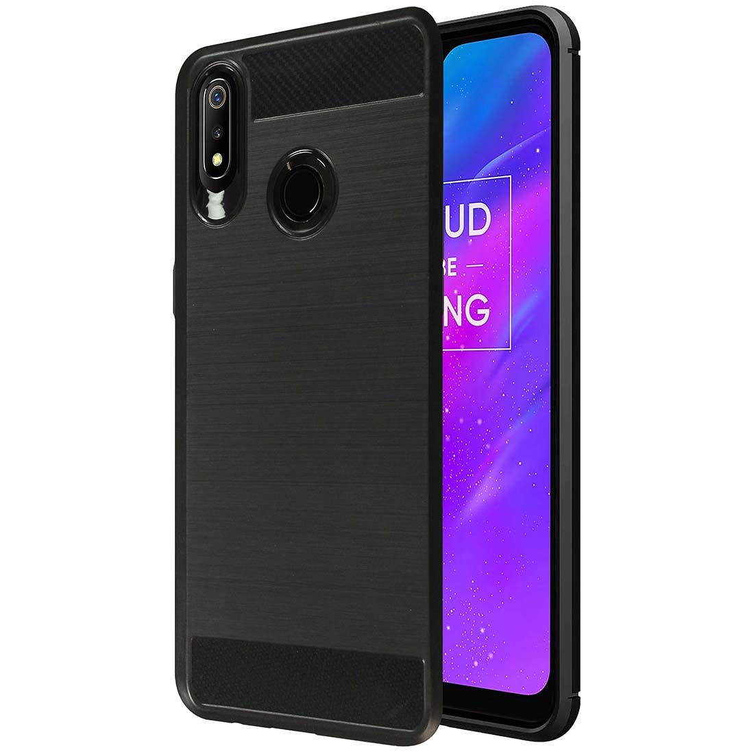 Amazon Brand - Solimo Protective Mobile Cover (Soft and Flexible Back Case) for Realme 3 (Black) (B07V82SNT4) Amazon Price History, Amazon Price Tracker