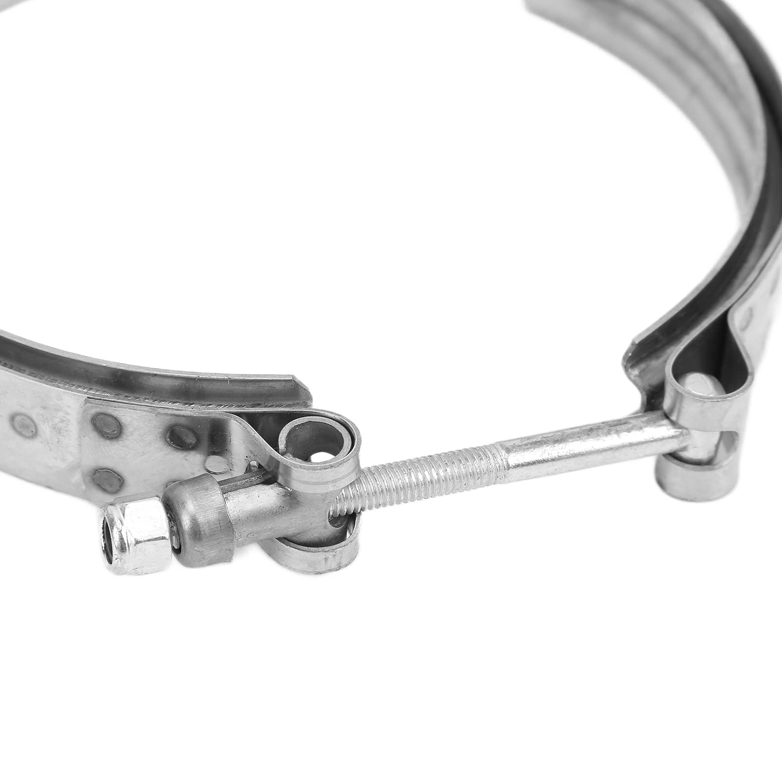 Fascetta V per Scarico 5 Pollici in Acciaio Inossidabile Anticorrosione Sostituzione per Turbocompressore – Tenuta Perfetta, Facile Installazione