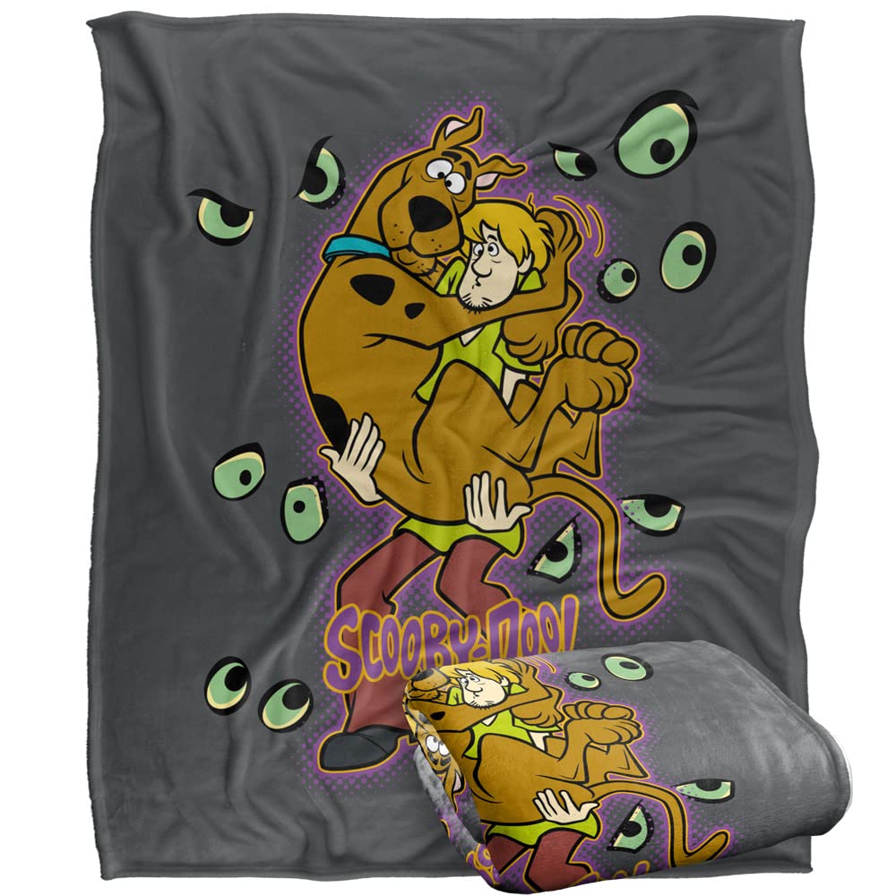 LOGOVISION Scooby DOO!Scooby-DOO Optimalweiche Kuscheldecke von Silky Touch, 152 x 127 cm