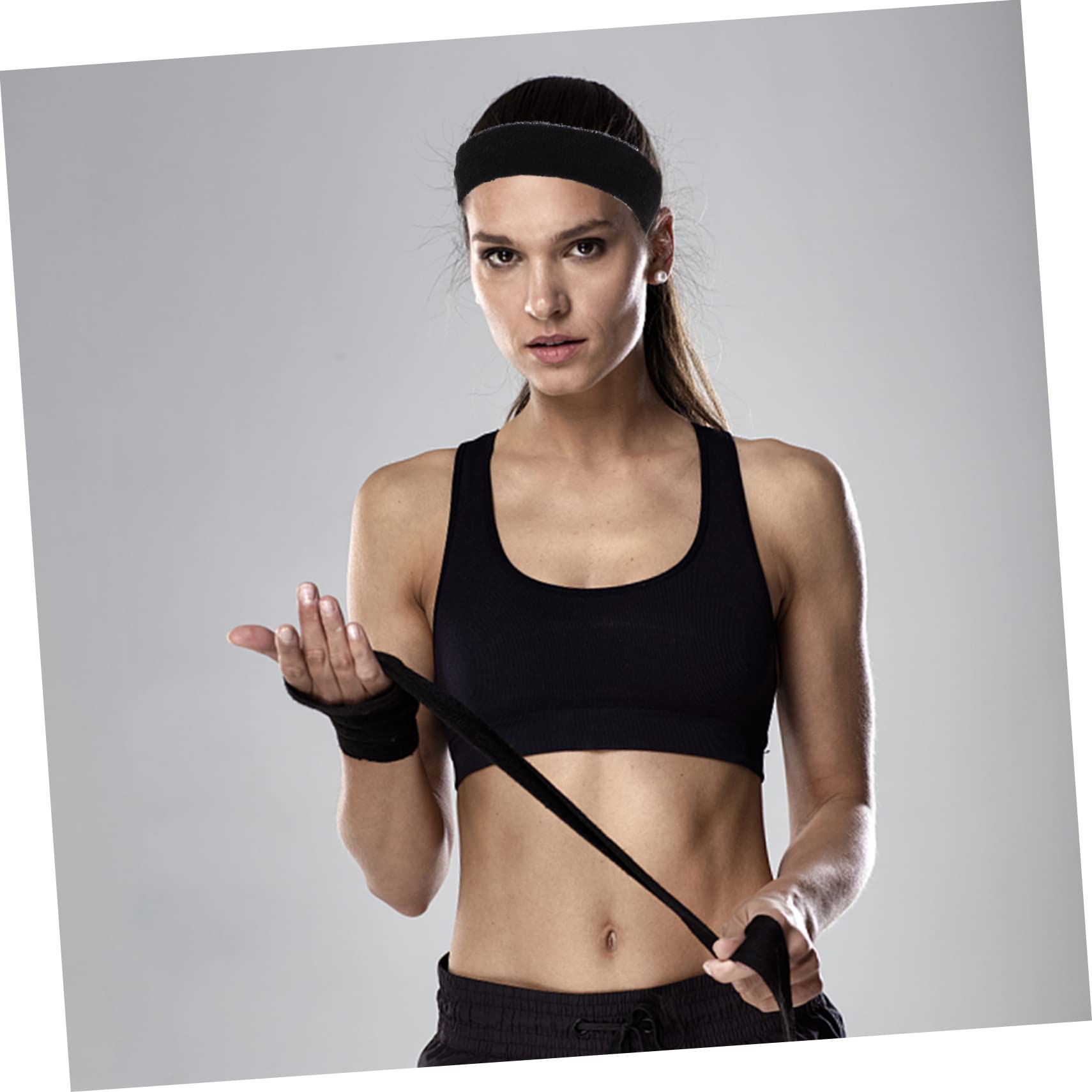 INOOMP 25 Pezzi Fascia Sportiva Sciarpe Donna Turbanti Per Le Donne Fasce Atletiche Ciclismo Fasce Di Allenamento Fasce Yoga Portatili Fascia Per La Testa Fasce Per Allenamento Yoga