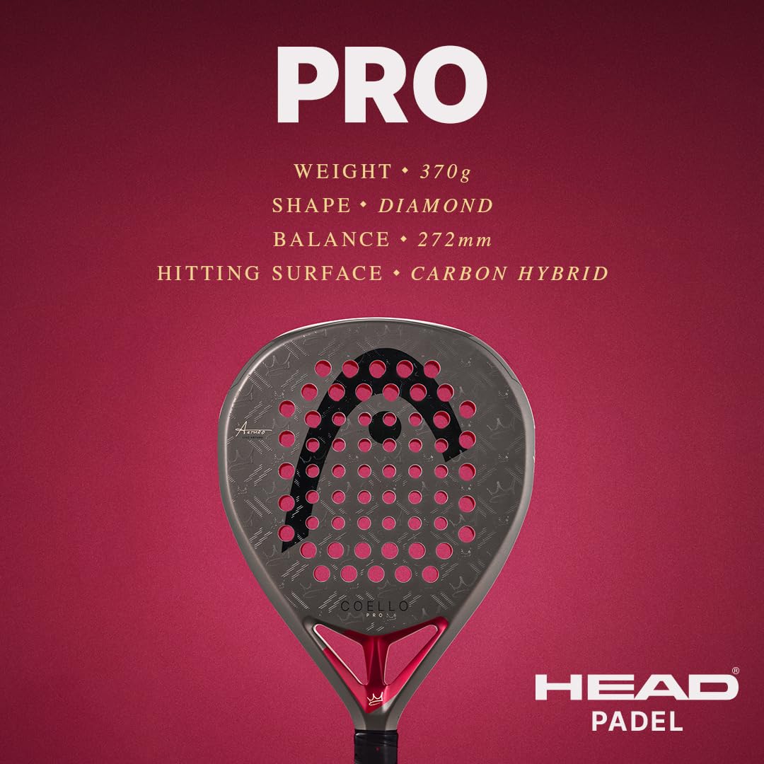 HEAD Coello 2026 Racchette da padel Pro Motion Team