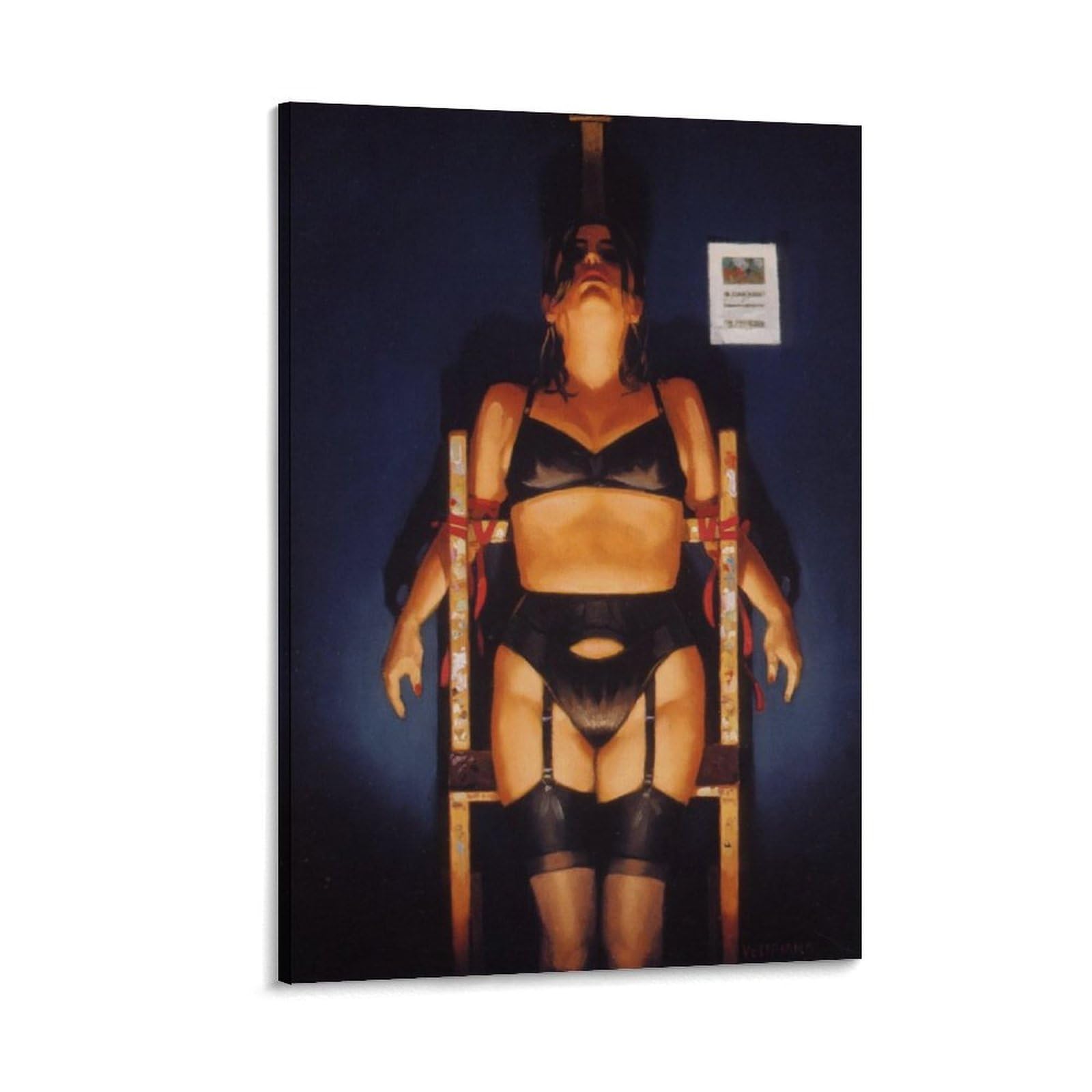 Scarlet Ribbons Painting Vettriano by jack_vettriano Wall Art Prints Poster Artworks Picture Print Poster Wall Art Painting Canvas Decor Home Posters 08x12inch(20x30cm) — image 1